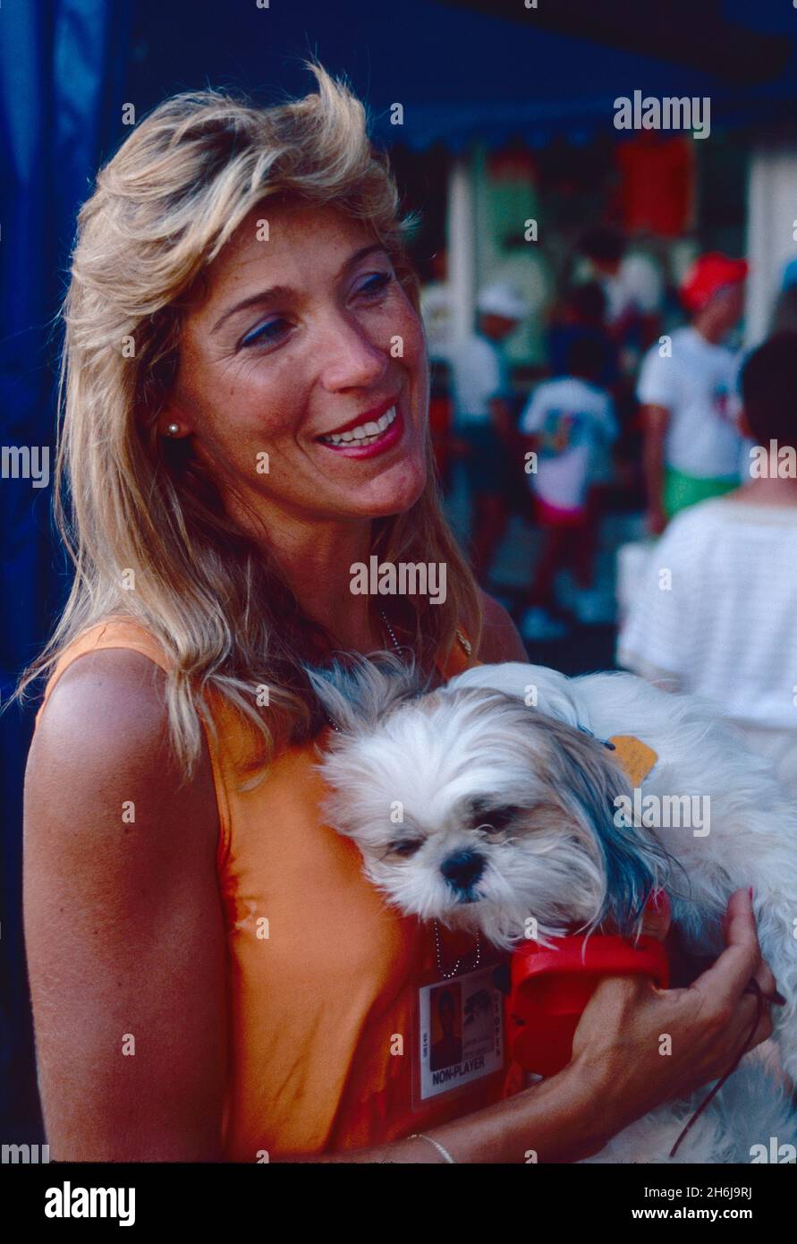 American tennis player Jennifer Capriati, US Open 1991 Stock Photo - Alamy