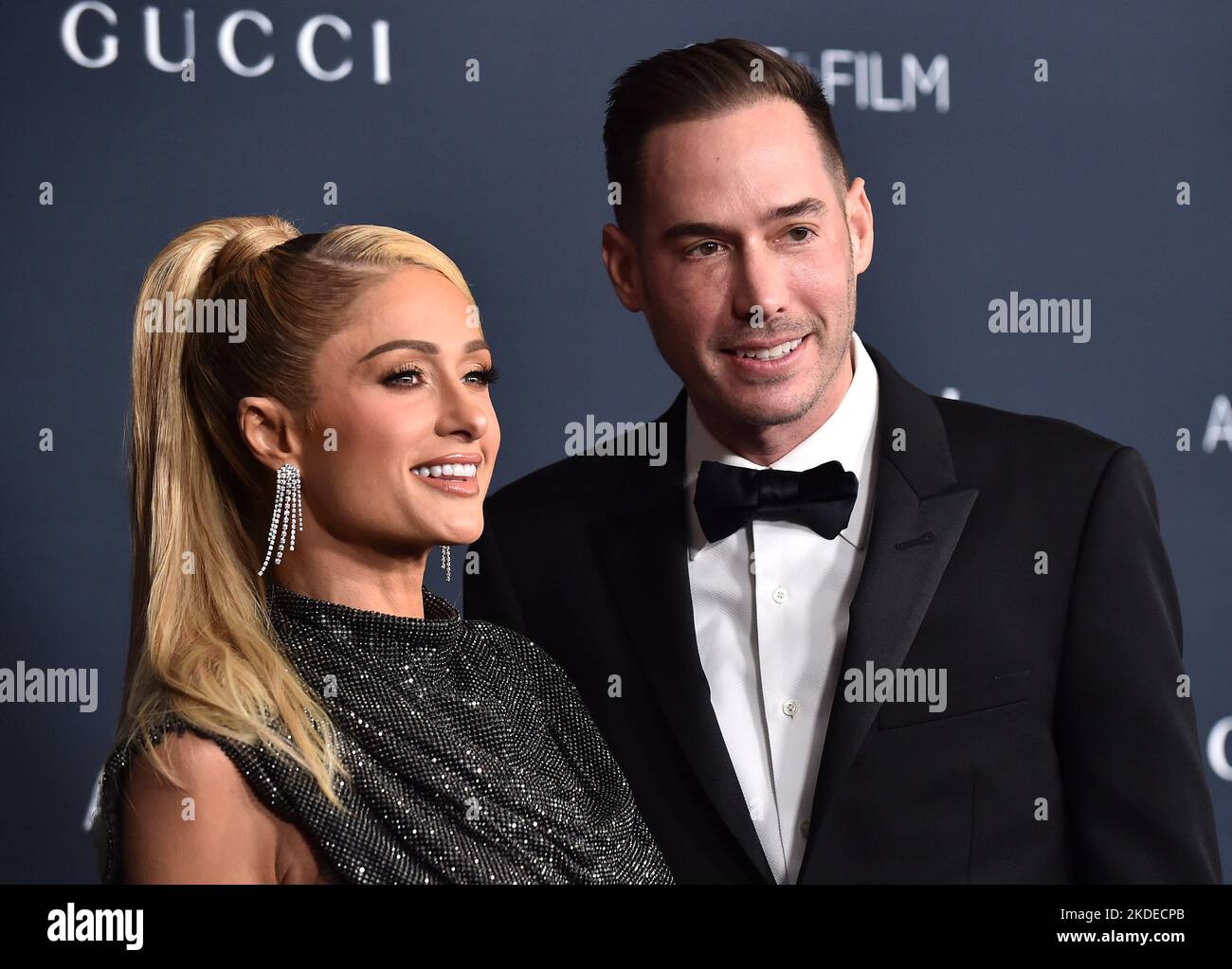 Paris Hilton and Carter Milliken Reum arriving to the 2022 LACMA Art ...