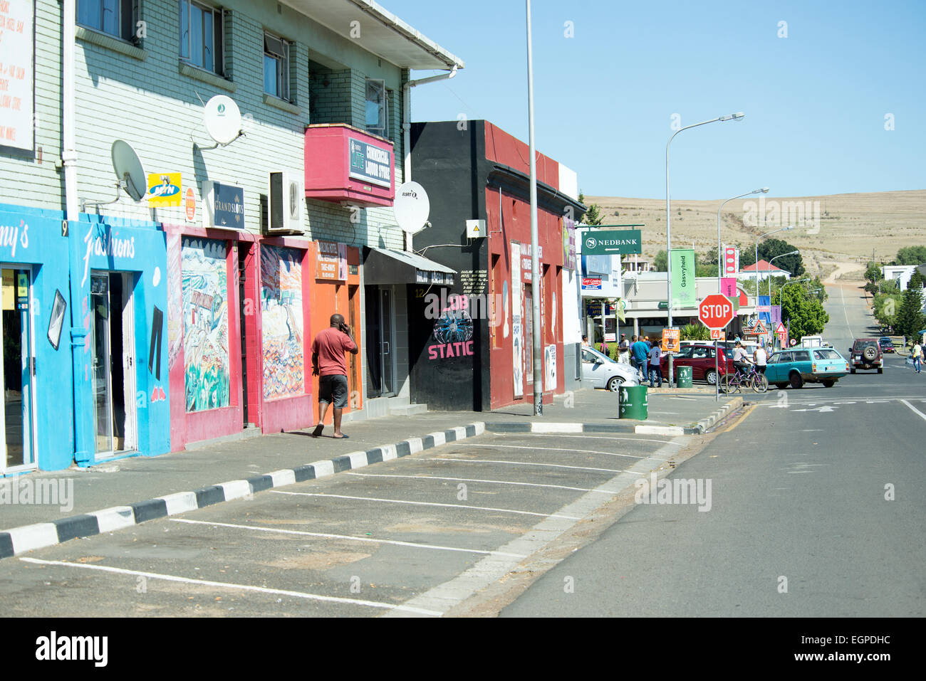 Small town of Darling in the Western Cape South Africa Stock Photo ...