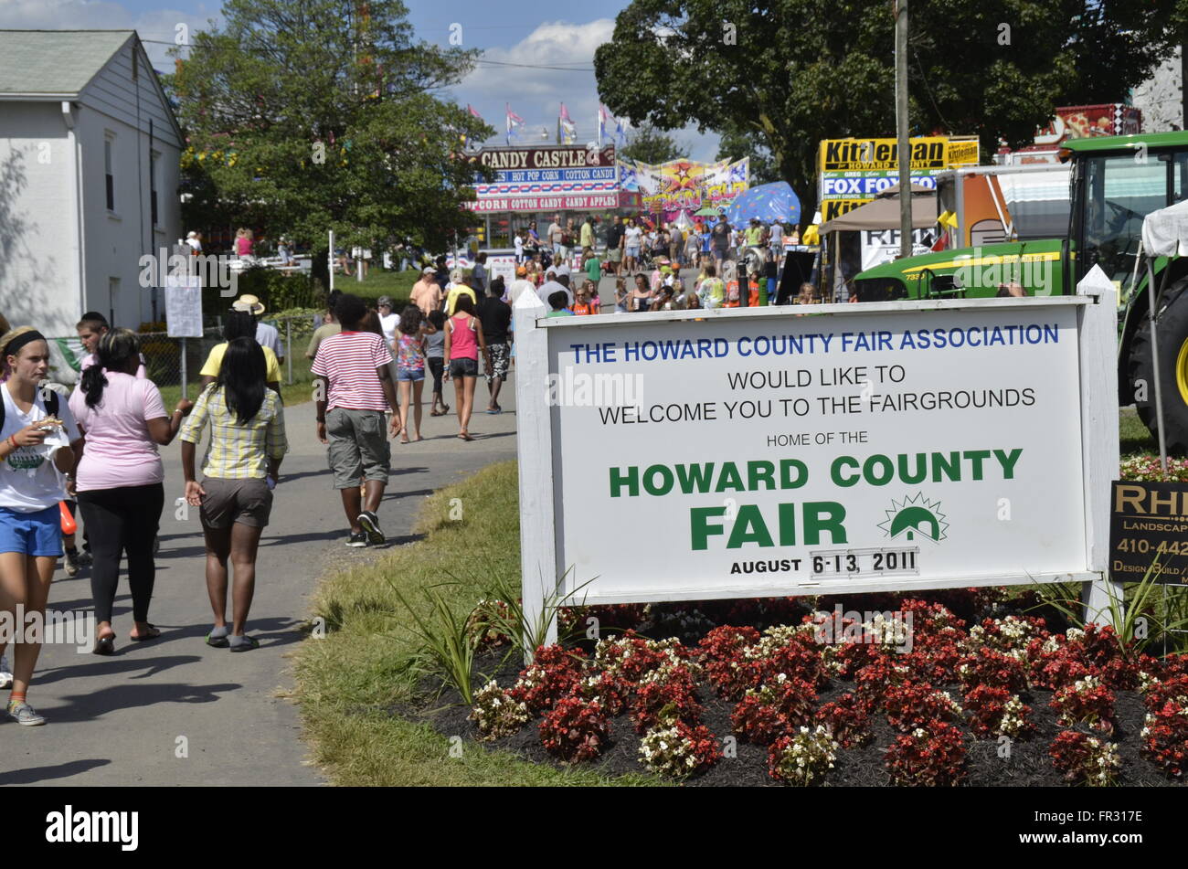 entrance to the Howard County Fair in Maryland Stock Photo - Alamy