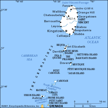 Saint Vincent and the Grenadines summary | Britannica