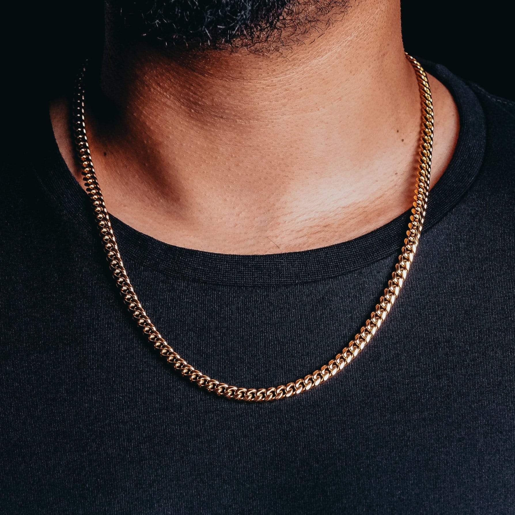 6mm Premium Gold Miami Cuban Chain– Jewellerykings