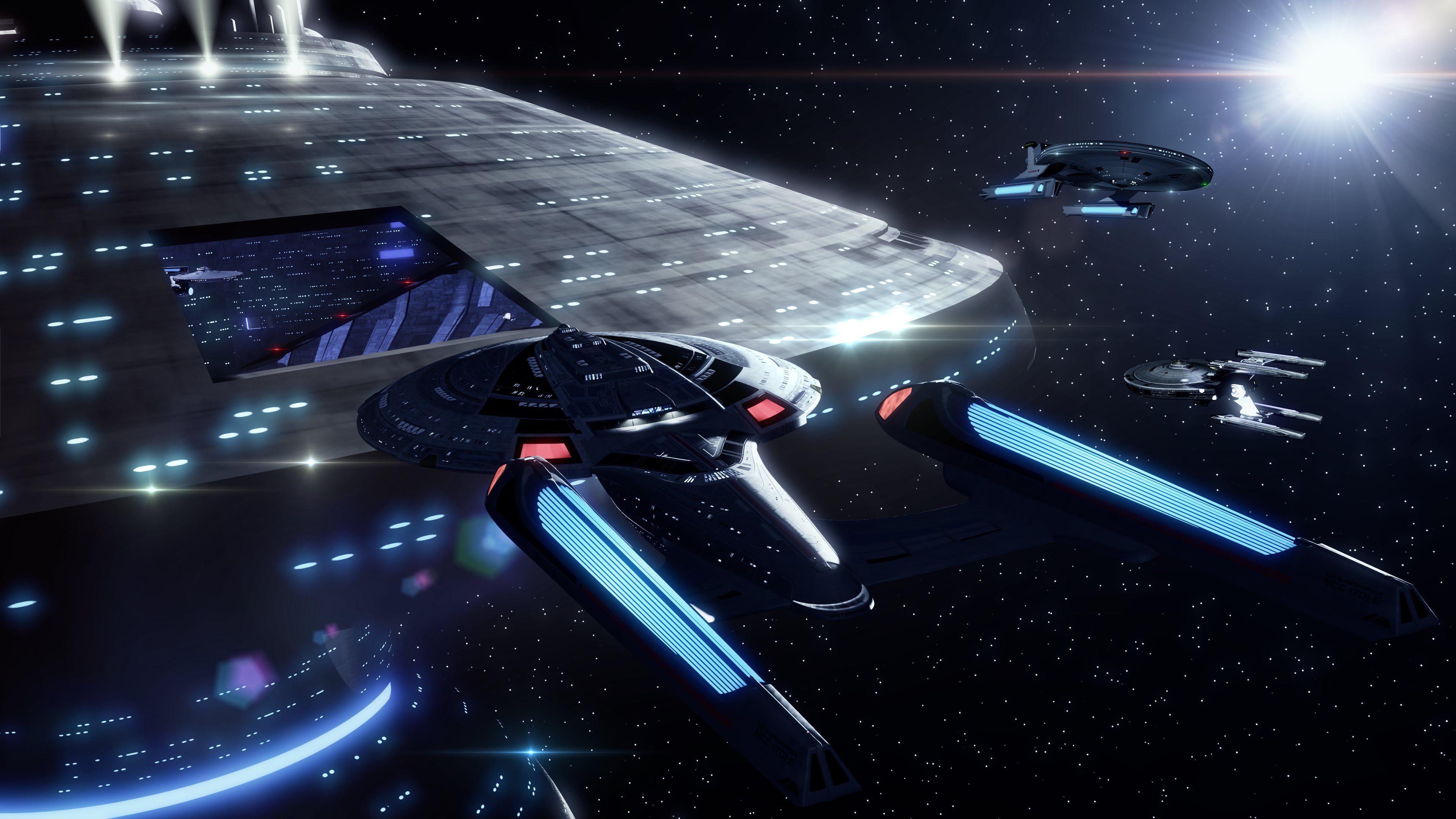 Free download Star Trek Spaceships [3840x2160] for your Desktop, Mobile ...