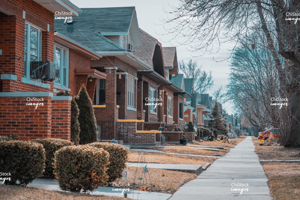 Archer Heights Chicago Bungalows - ChiStockImages.com