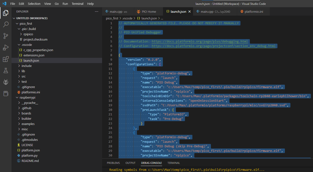 Raspberry Picoprobe + OpenOCD + FreeRTOS & Debugging - Development ...