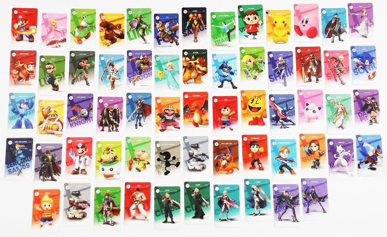 YOU CHOOSE All 84 Super Smash Bros Ultimate amiibo Cards with | Etsy