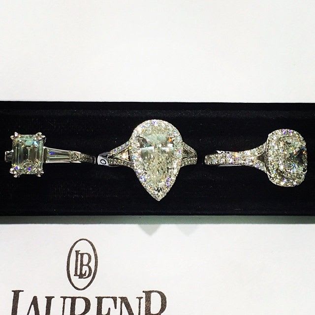 Preview of three brand new #engagementrings, from left to right set ...