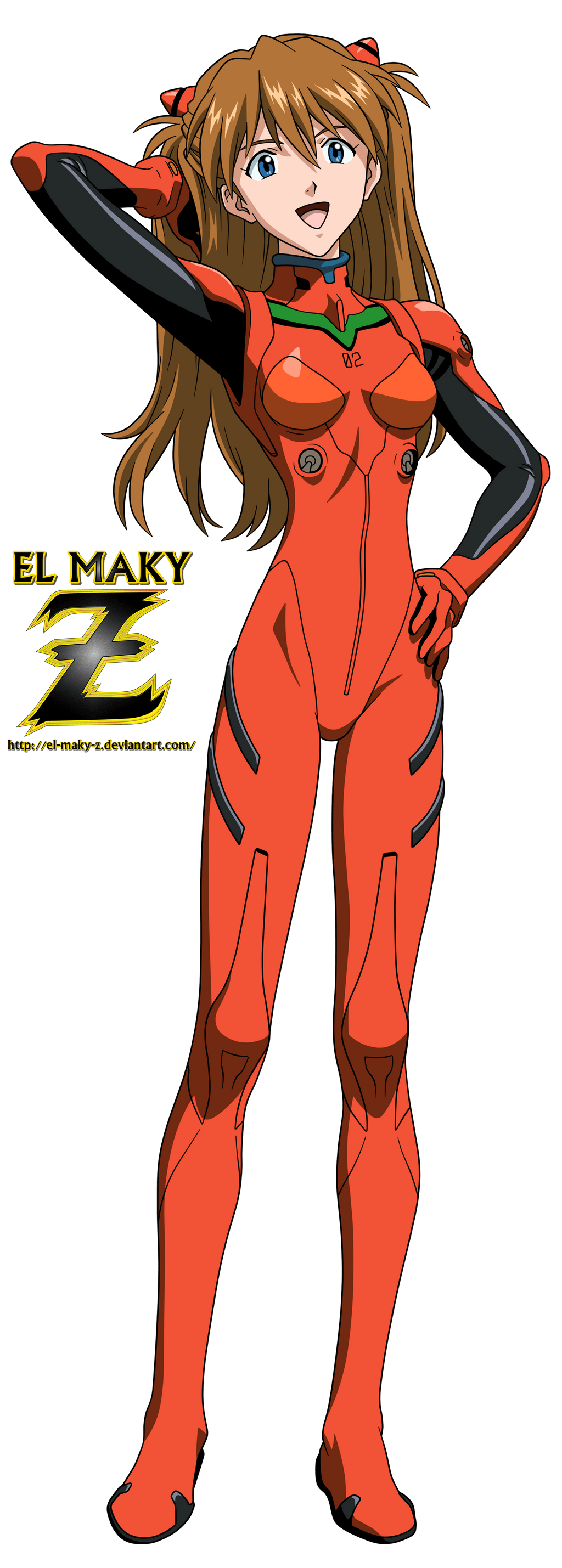 Asuka Langley Soryu by el-maky-z on DeviantArt | Neon evangelion, Asuka ...