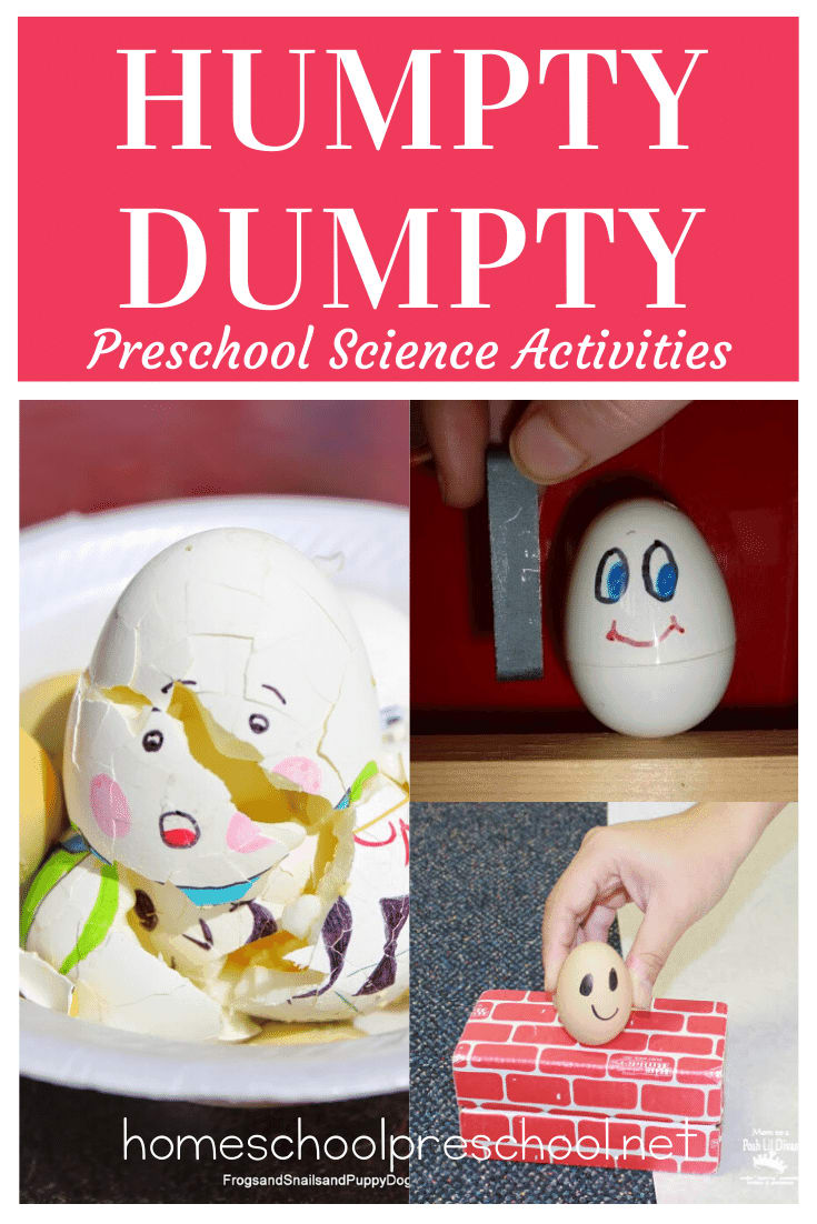 More Than 10 Humpty Dumpty Preschool Science Activities | Preschool ...