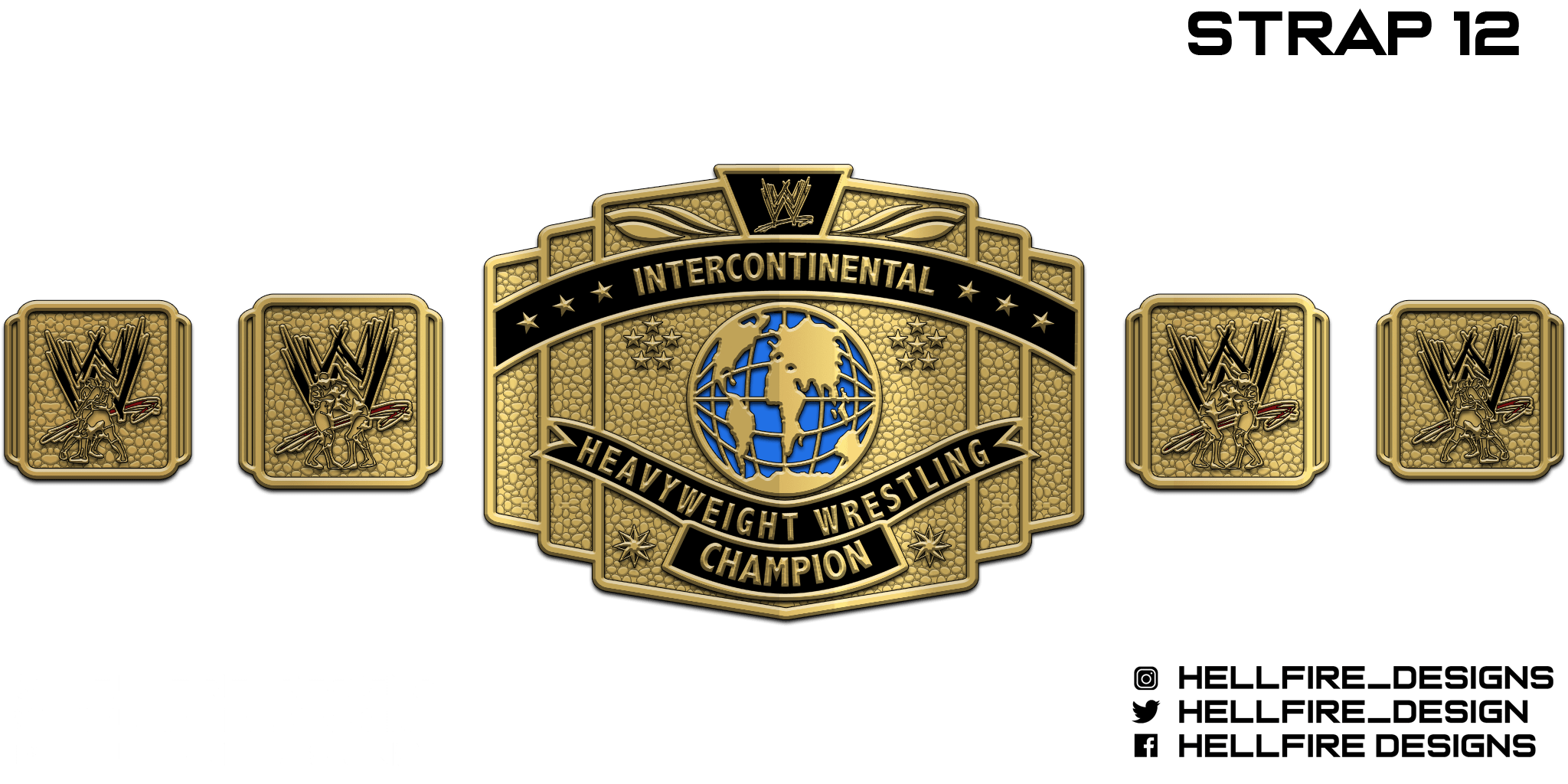 WWE Intercontinental Championship 2011 Updated Render (credit to u ...