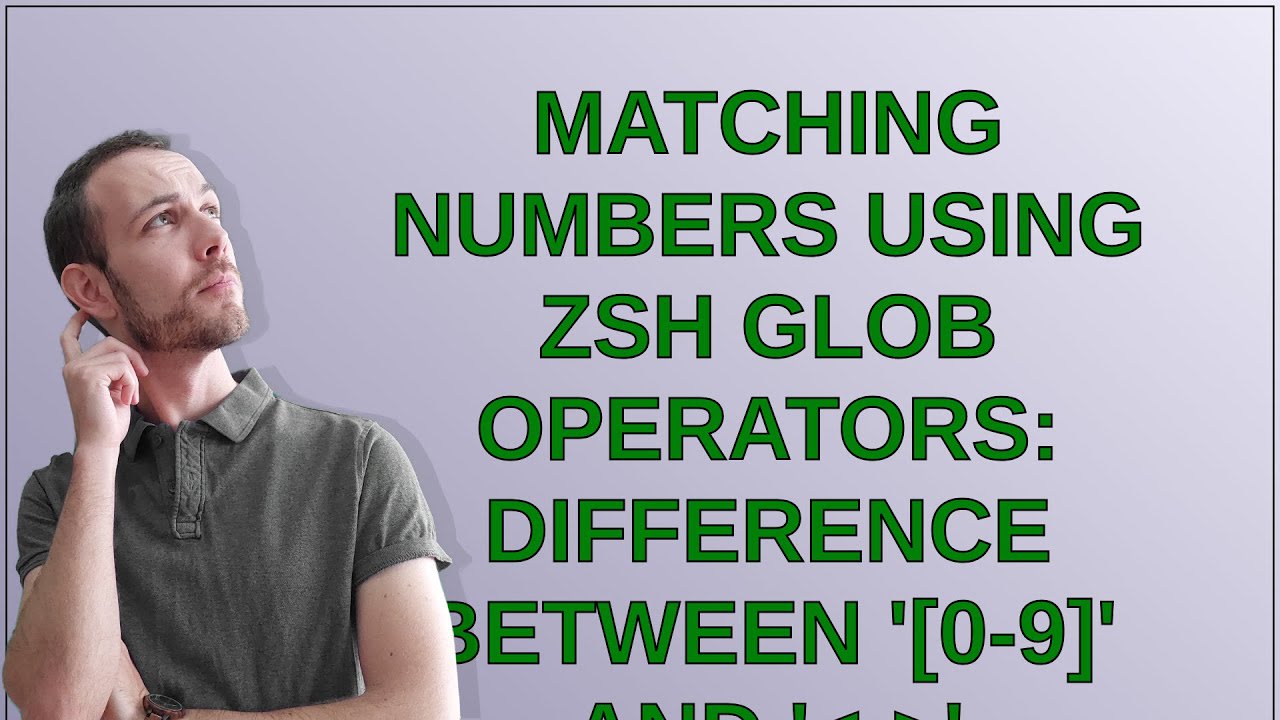 Unix: Matching numbers using Zsh glob operators: difference between 