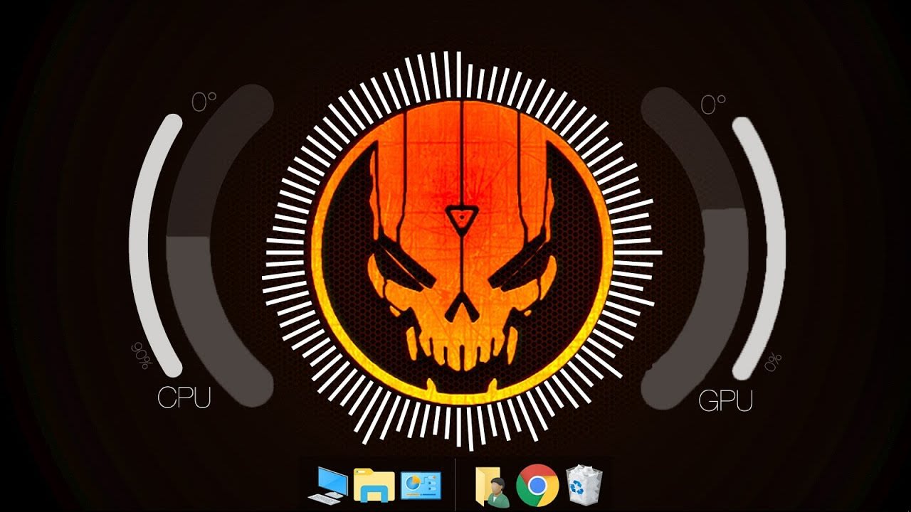 Skull Desktop - Make Windows Look Better - YouTube