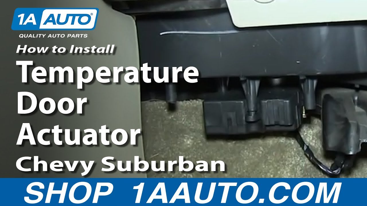 Gmc Blend Door Actuator Replacement