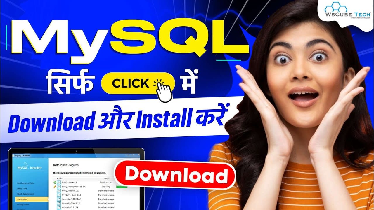 MySQL Download and Install Windows 11 | How to Install MySQL in 5 ...