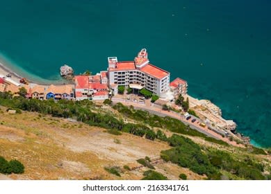 Aerial View Demolition Site Caleta Hotel Stock Photo 2163341761 ...