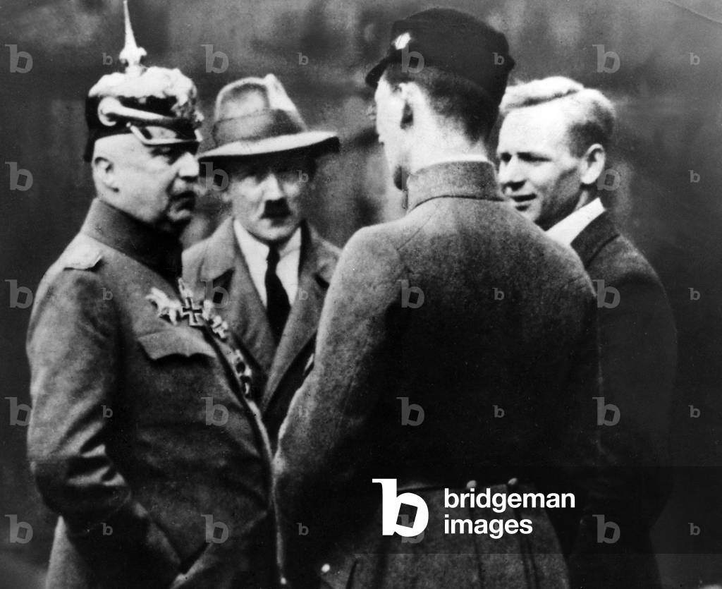 Ludendorff and Hitler after the failed coup attempt in Munich, 1924