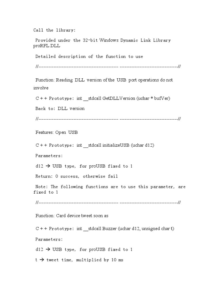 Interface Description | PDF | Integer (Computer Science) | String ...