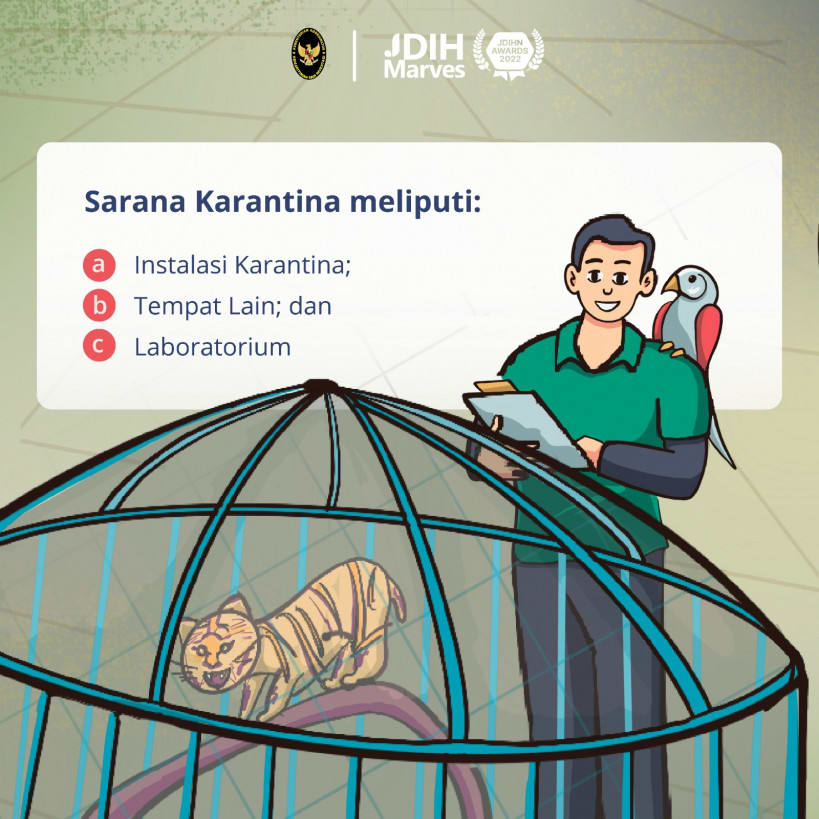 Sarana Karantina Hewan, Ikan, dan Tumbuhan