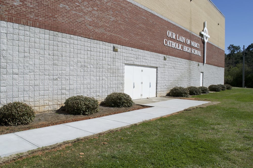 New Sidewalk for Our Lady of Mercy Catholic School- Fayetteville, GA ...