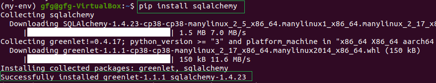 How to Install SQLAlchemy in Python on Linux? - GeeksforGeeks