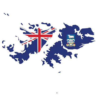 Bendera Kepulauan Falkland Ilustrasi Stok - Unduh Gambar Sekarang ...