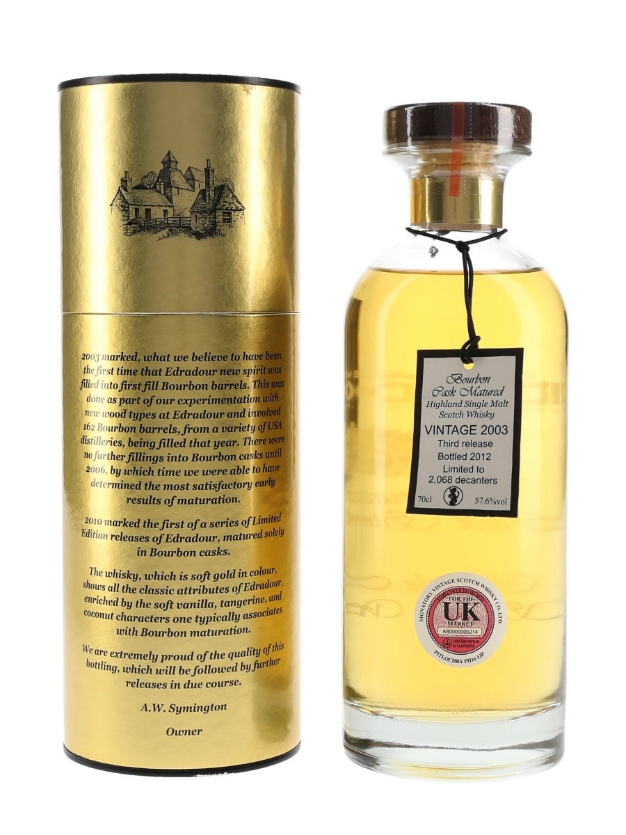 Edradour 2003 Natural Cask Strength - Lot 49533 - Buy/Sell Highland ...