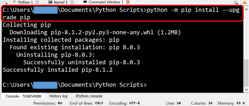 Install Pip In Python Windows Command Prompt