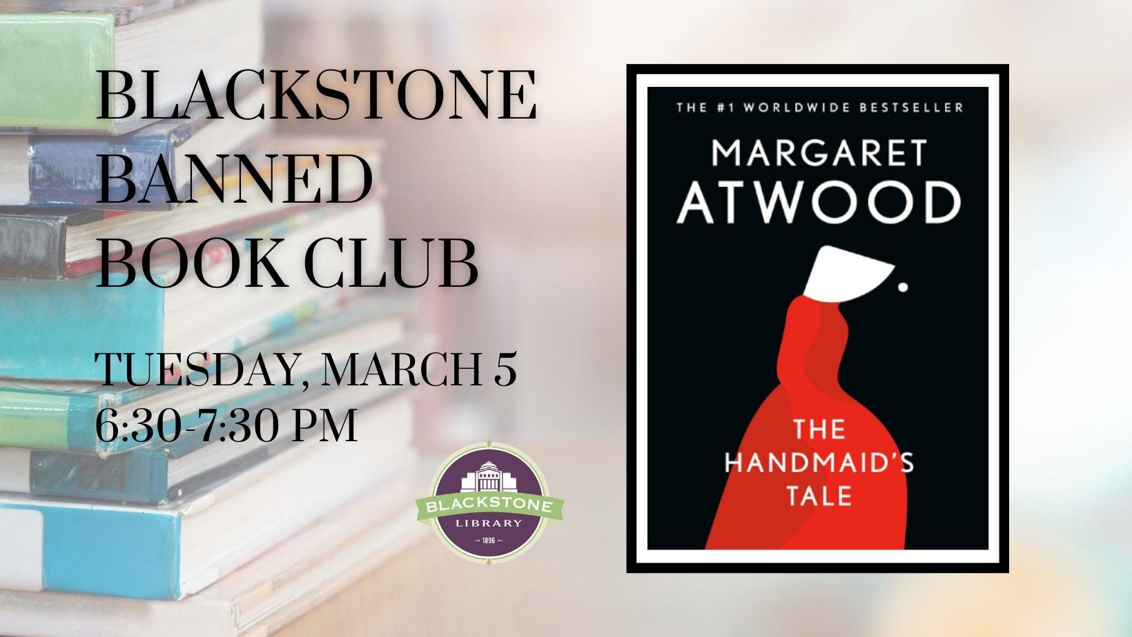 Mar 5 | Banned Book Club: The Handmaid’s Tale by Margaret Atwood ...