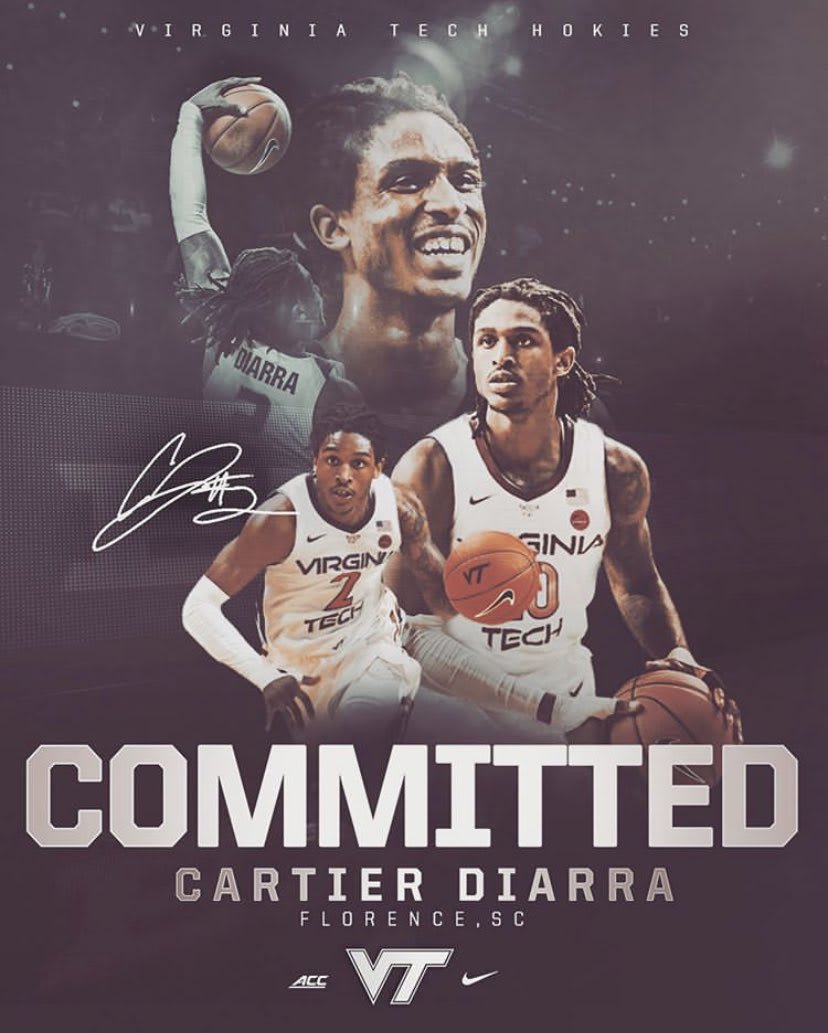 Cartier Diarra transfers to Hokies Basketball from Kansas State | The ...