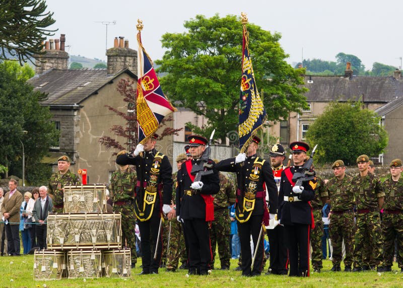 Duke of Lancaster Regiment Ceremony Editorial Image - Image of park ...