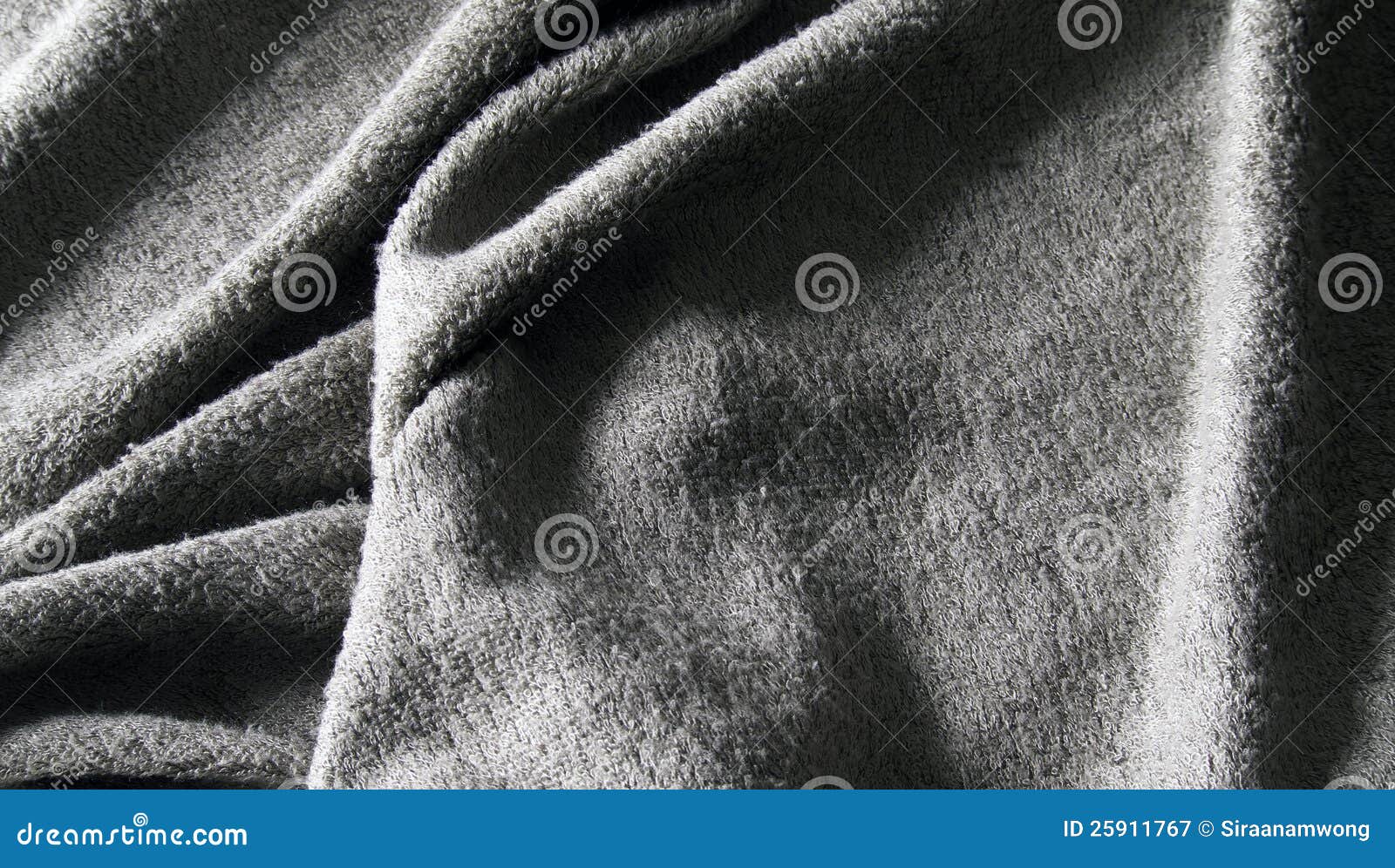 Grey towel terry cloth stock image. Image of colorful - 25911767