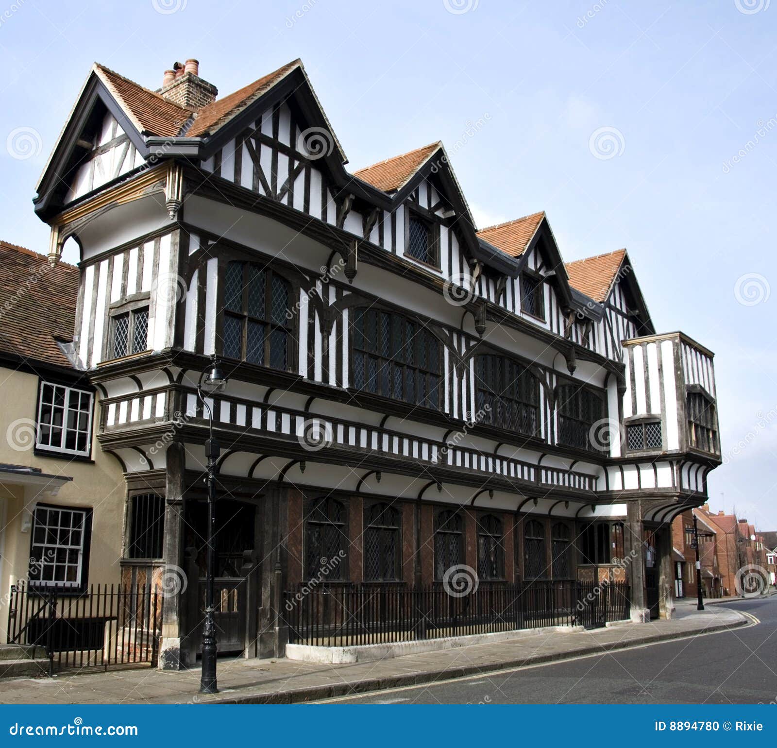 Tudor House stock photo. Image of ancient, england, beam - 8894780