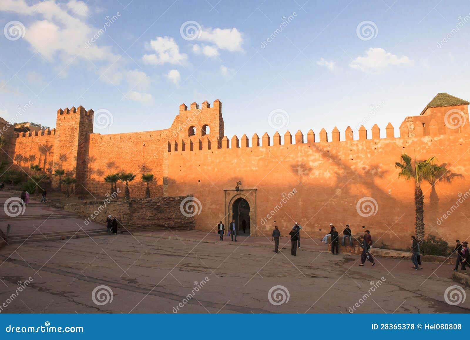 RABAT, MOROCCO - MARCH 20, 2018: Beautiful Mausoleum Of Mohammed V And ...