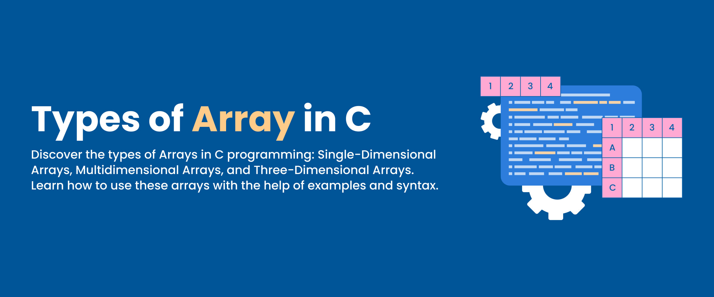 Types of Array in C: Properties, Uses, Types, and More