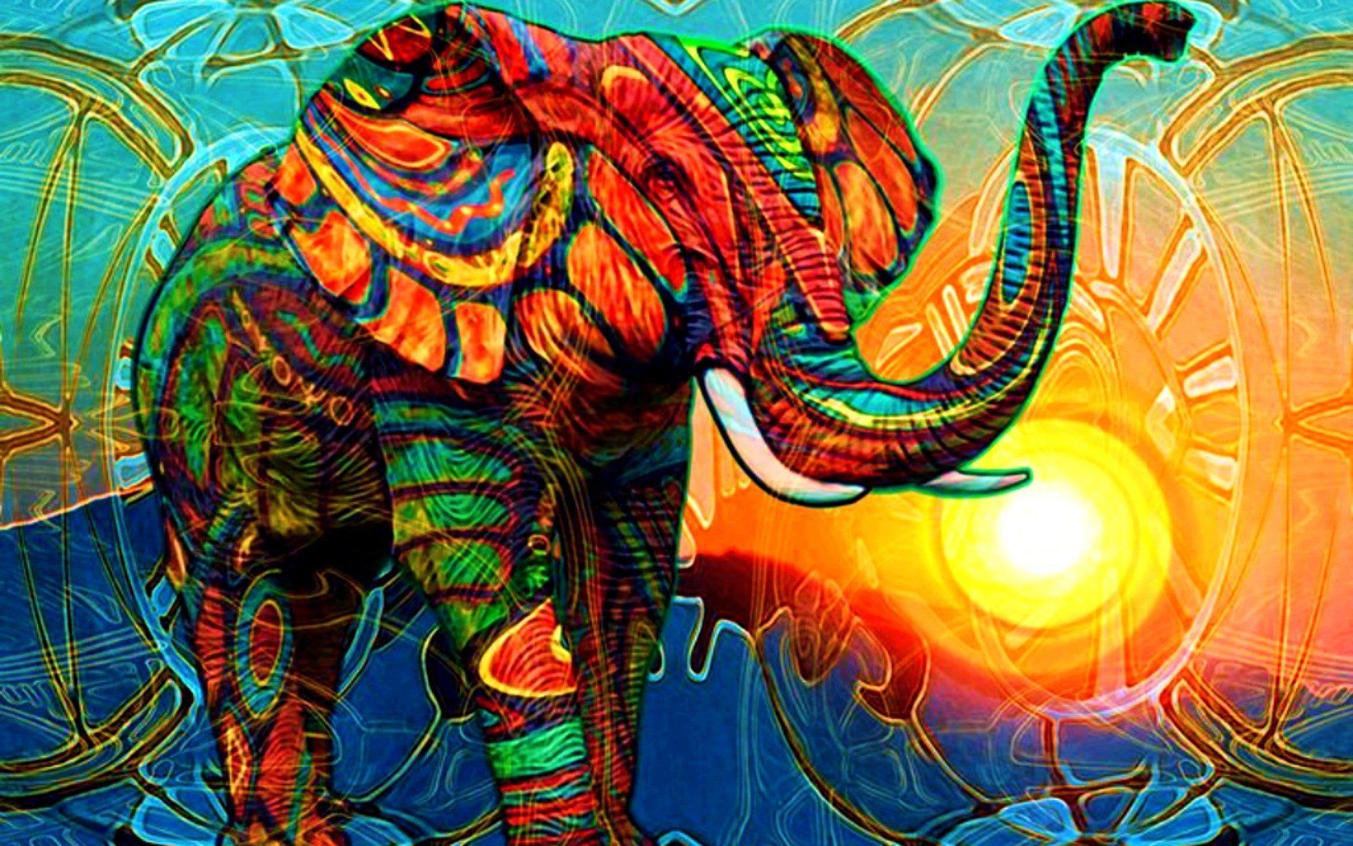 Abstract Elephant Wallpapers - 4k, HD Abstract Elephant Backgrounds on ...