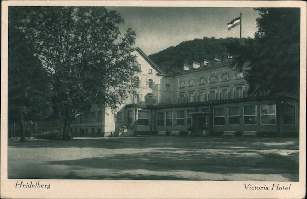 Heidelberg Victoria Hotel Germany Postcard