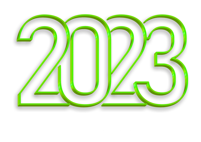 2023 Pink 3D Text Logo Numbers PNG Image | Citypng