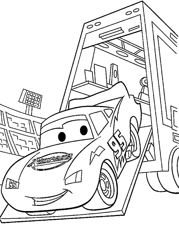 Coloring Pages | Lightning Mcqueen Coloring Free Printable Pages Download