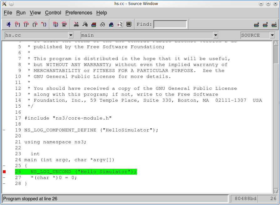 HOWTO understand and find cause of exited with code -11 errors - Nsnam