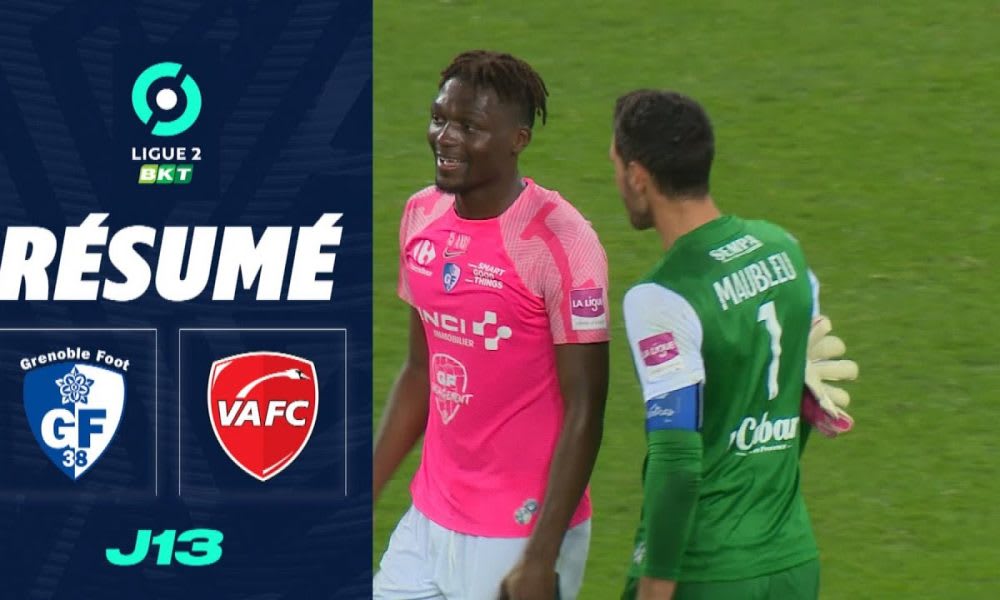 GRENOBLE FOOT 38 – VALENCIENNES FC (1 – 0) – Résumé – (GF38 – VAFC ...