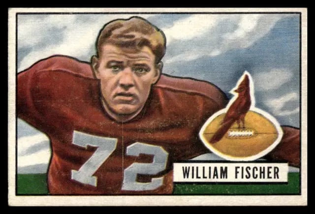 1951 BOWMAN #65 Bill Fischer Chicago Cardinals VG-VGEX EUR 6,62 ...