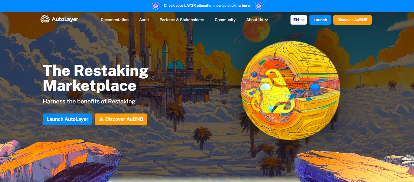 AutoLayer – Restaking & Yield Optimization Platform