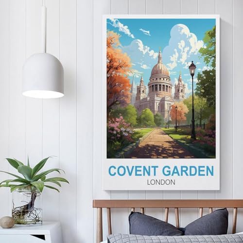 Vue 5 de Covent Garden Poster Vintage