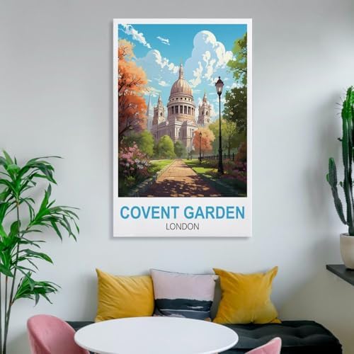 Vue 6 de Covent Garden Poster Vintage