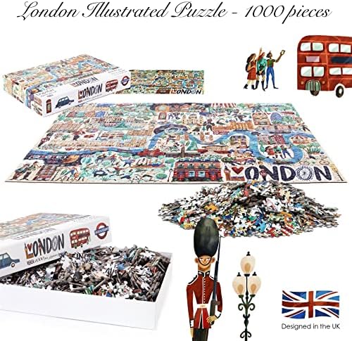 Vue 4 de Puzzle De Londres Illustre