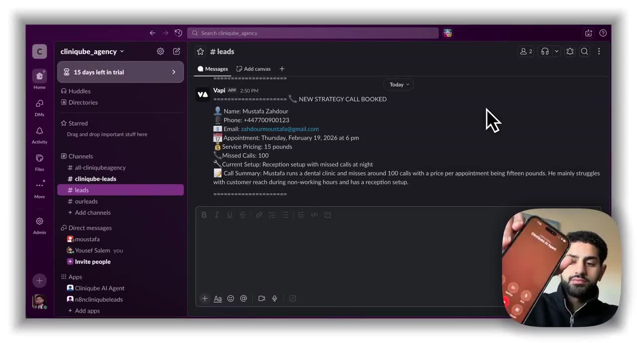 CliniQube AI Voice Demo