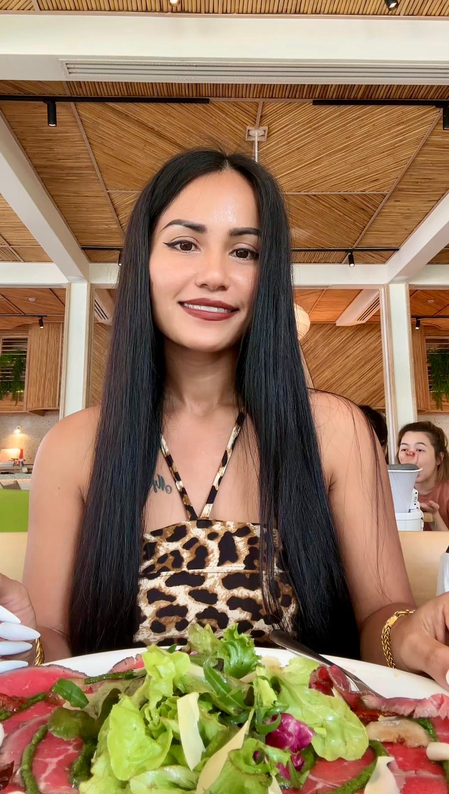 Yupa preparing fresh and healthy vegetables for Thai cooking