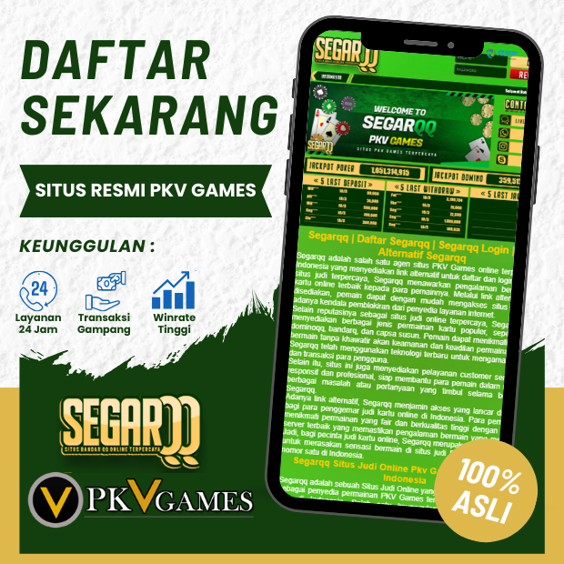 SEGARQQ: Link Poker Online Terbaik Mudah Menang Tahun Ini