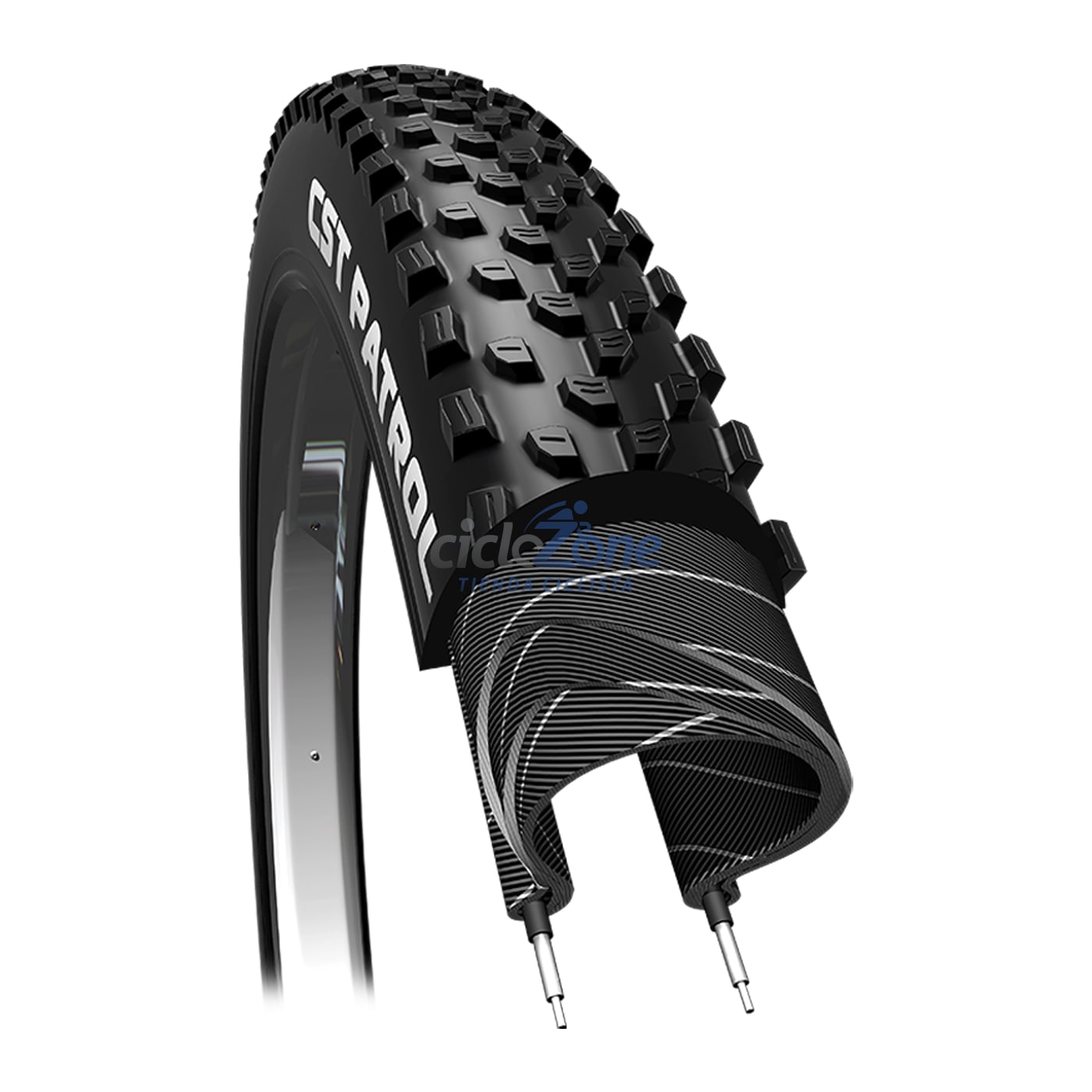 LLANTA 29X2.25 TUBELESS CST PATROL NGA 120TPI C184