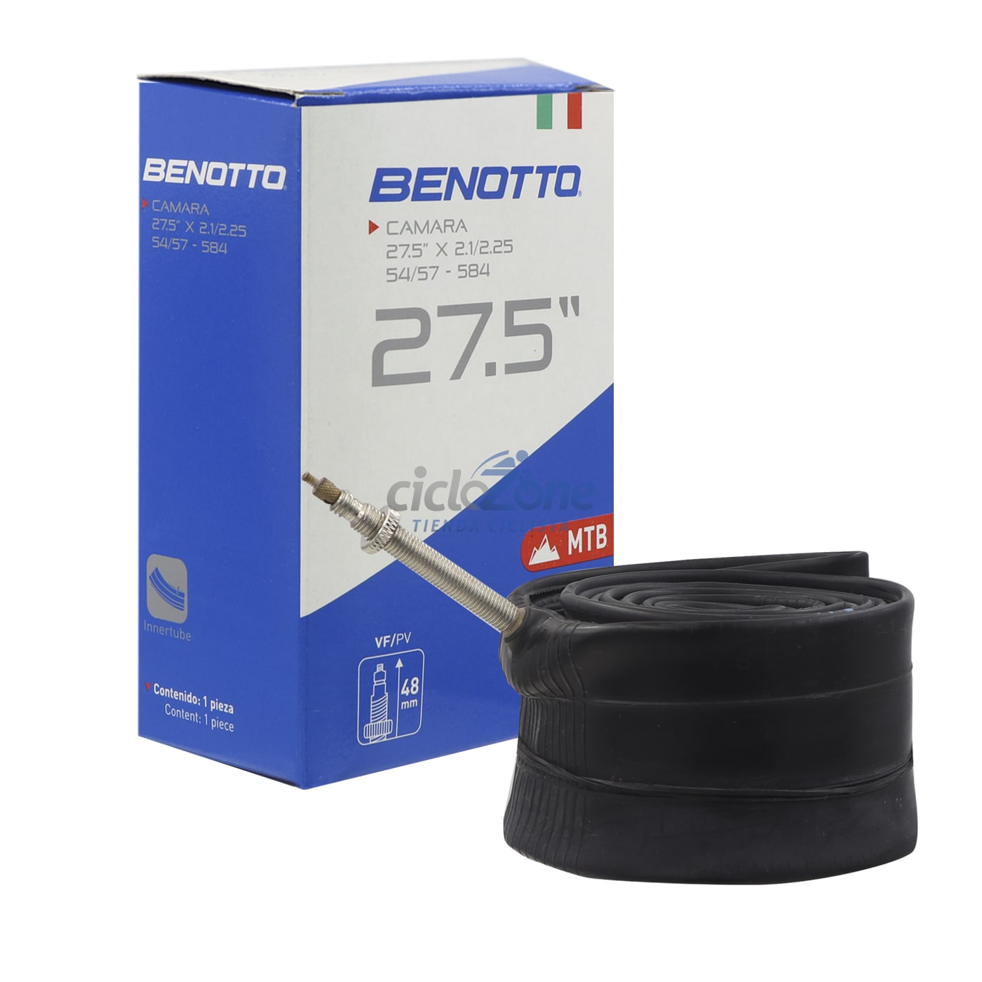 CAMARA 27.5X2.1/2.25 V.F 48MM BENOTTO             